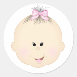 Adesivo Vinheta de Garota de Aniversário