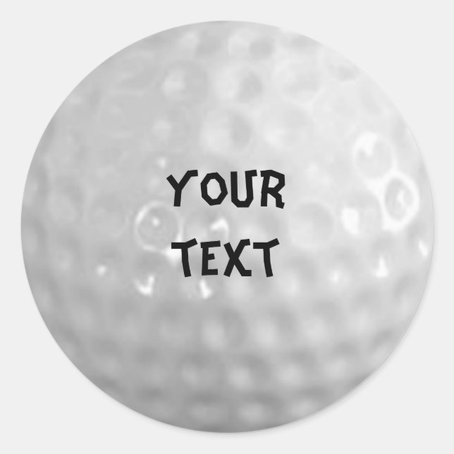 Adesivo vinheta de golfe (Frente)