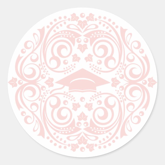 Adesivo Vinheta de Graduação Elegante (Frente)