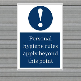 Adesivo Vinheta de Higiene Pessoal