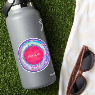 Adesivo Vinheta de Inspirivência Personalizada Floral Cor-