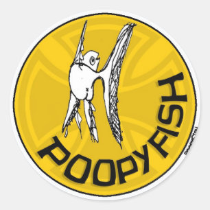 Adesivo vinheta de janela poopy