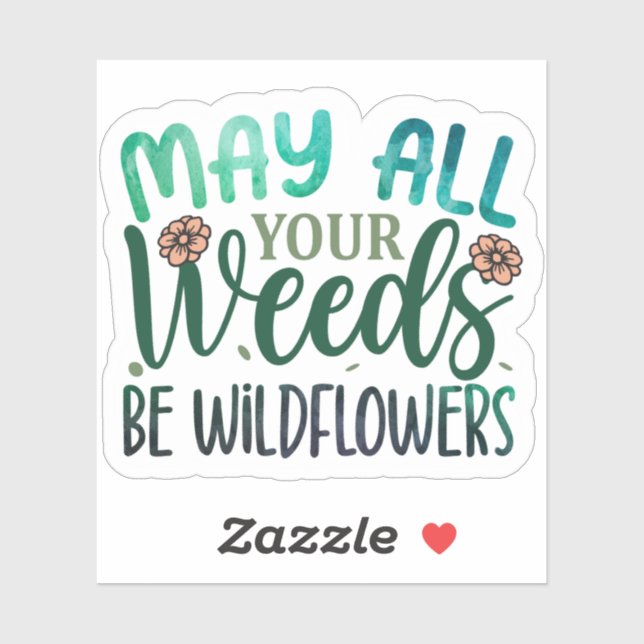 Adesivo Vinheta de jardineiro (Folha)