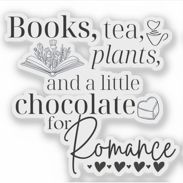 Adesivo Vinheta de Leitura do Bookworm do Livro (Frente)