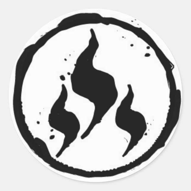 Adesivo Vinheta de logotipo (Frente)