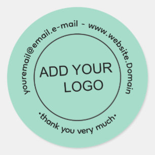 Adesivo Vinheta de logotipo personalizado de cor flexível