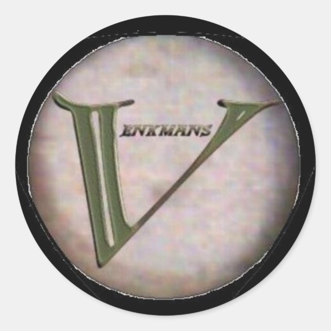 Adesivo Vinheta de logotipo Venkman (Frente)