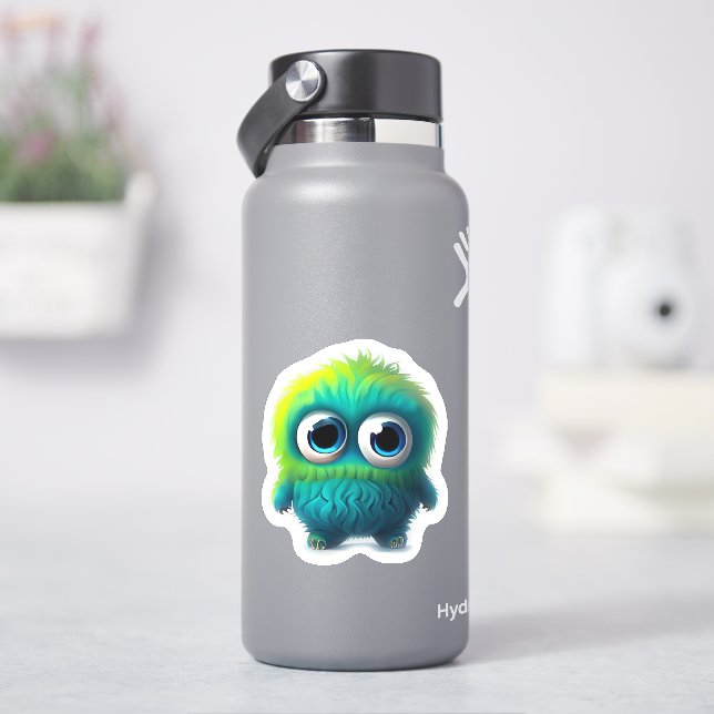 Adesivo Vinheta de monstro para crianças (HidroFlask)