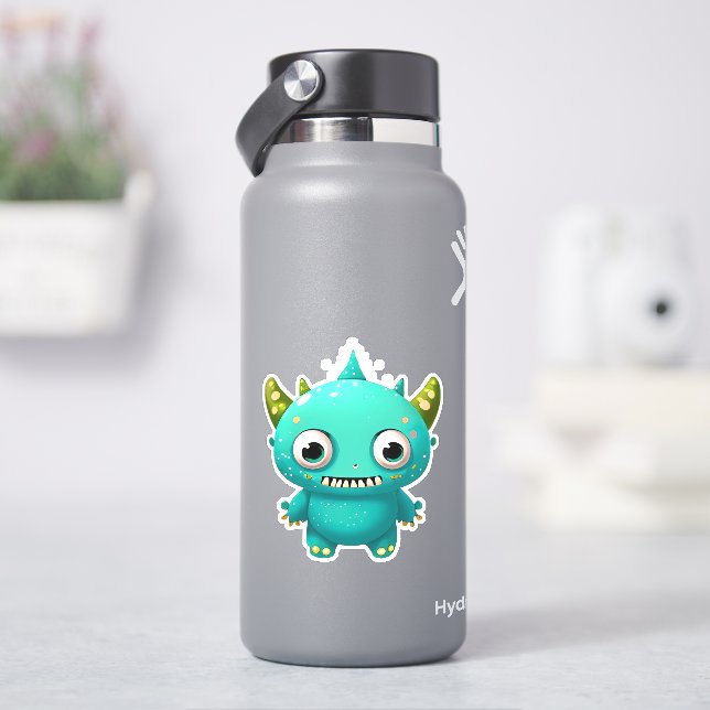 Adesivo Vinheta de monstro para crianças (HidroFlask)