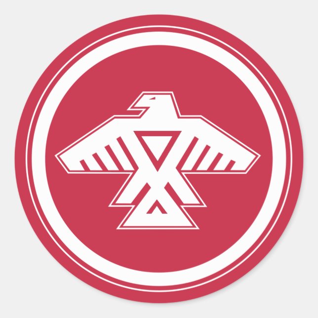 Adesivo Vinheta de Nação Anishinabek (Frente)