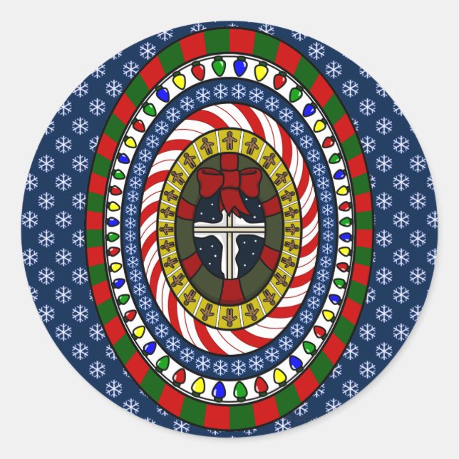 Adesivo Vinheta de Natal (Frente)