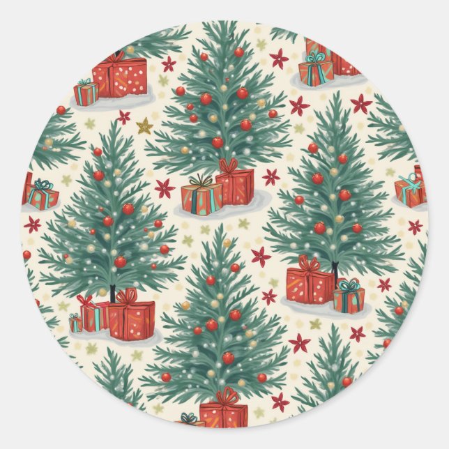 Adesivo vinheta de natal (Frente)
