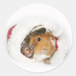 Adesivo Vinheta de Natal animal