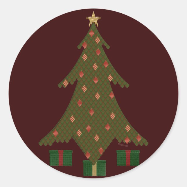 Adesivo Vinheta de Natal colada (Frente)
