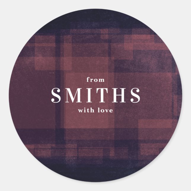 Adesivo Vinheta de Natal do giz do marinho (Frente)