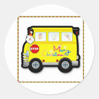 Vinheta de Natal do Motorista de Ônibus Escolar