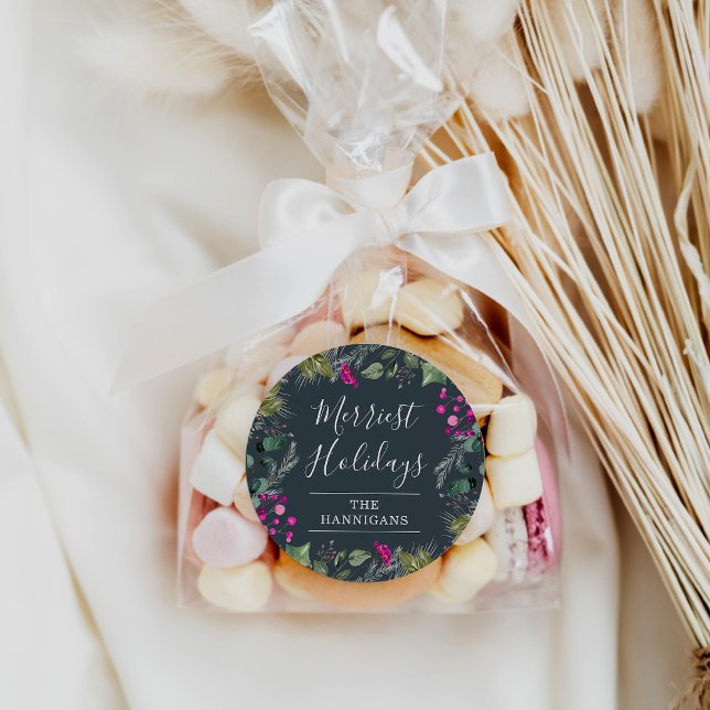 Adesivo Vinheta de Natal Feliz (Criador carregado)