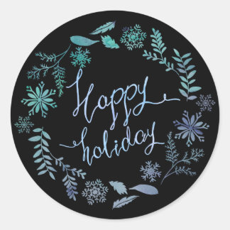 Adesivo Vinheta de Natal Feliz