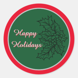 Adesivo Vinheta de Natal Festiva