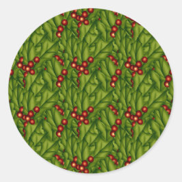Adesivo Vinheta de Natal Green Berry