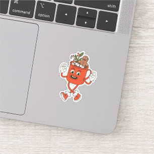 Adesivo Vinheta de Natal Groovy