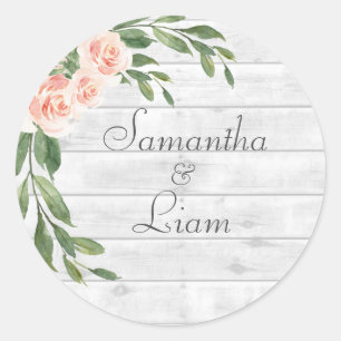 Adesivo Vinheta de Nomes de Scripts Brancos Russos de Made