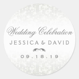 Adesivo Vinheta de Nomes e Datas da Ronda de Celebração de