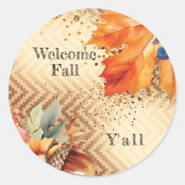 Adesivo Vinheta de outono