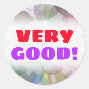 Adesivo Vinheta de Padrão de Olhar Blob com Cor de Água Mu