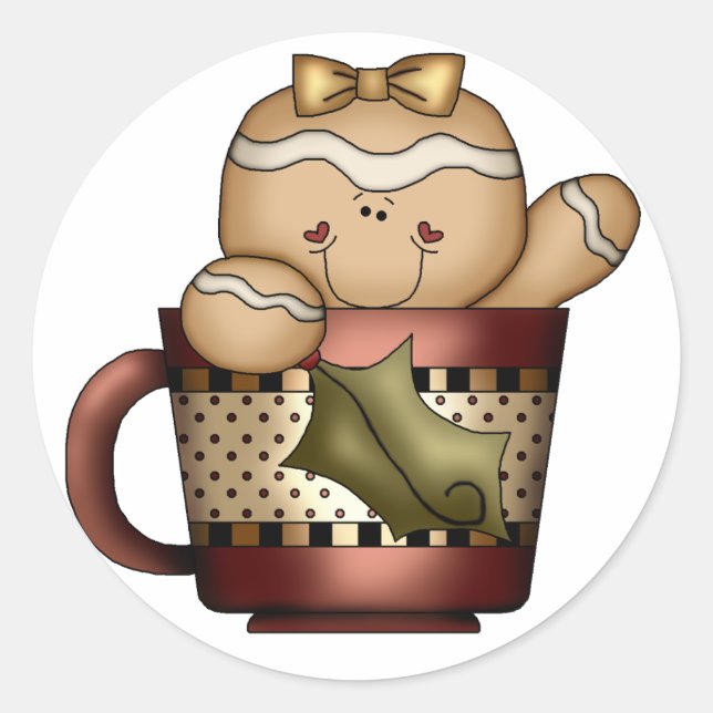 Adesivo Vinheta de pão de Natal - SRF (Frente)