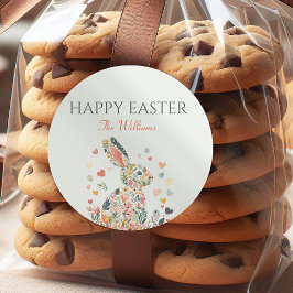 Adesivo Vinheta de Páscoa coalhada com aquarelas