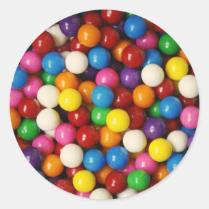 Adesivo Vinheta de pastilha elástica