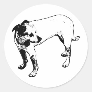 Adesivo Vinheta de perfil do corpo do Cheio de Mix de Terr