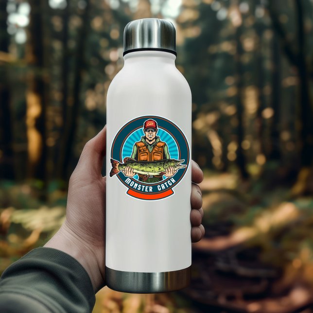 Adesivo Vinheta de pesca de trutas de lago | Autocolante (Pike Fishing Vinyl Sticker | Die-Cut Sticker)