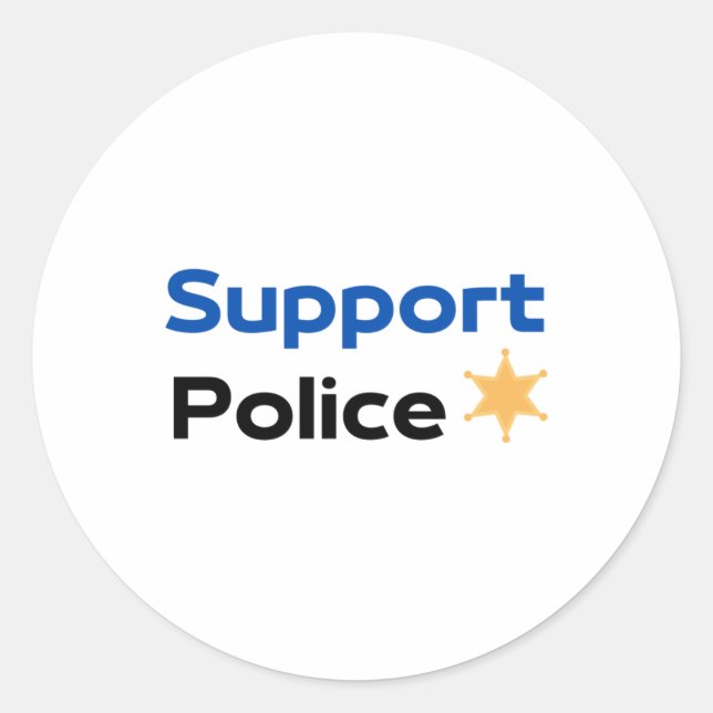 Adesivo Vinheta de Polícia de Suporte1 (Frente)