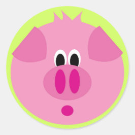 Adesivo Vinheta de porcos