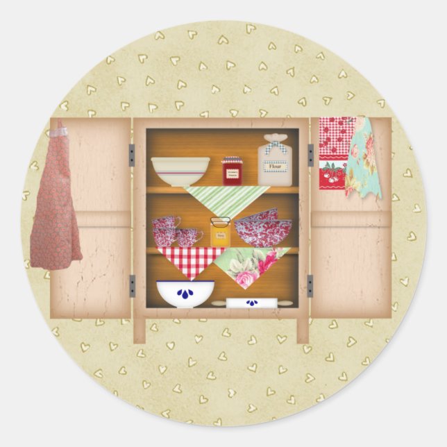 Adesivo Vinheta de prato de campo (Frente)