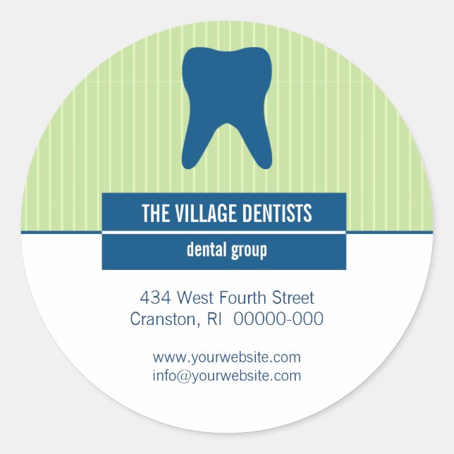 Adesivo Vinheta de Promocional dentária Iconographic (Frente)