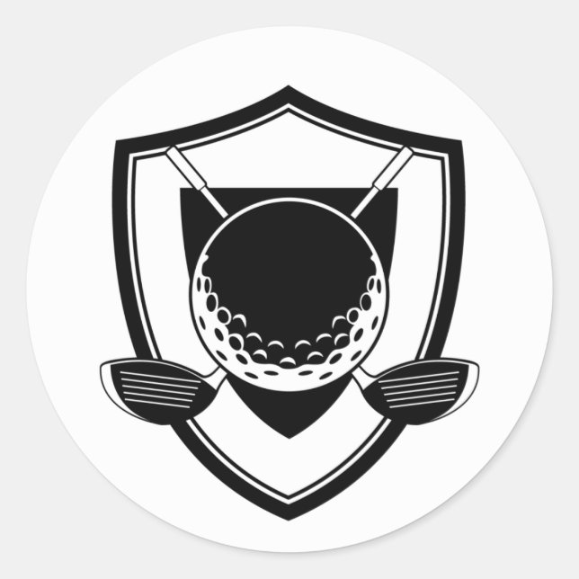 Adesivo Vinheta de proteção de golfe (Frente)