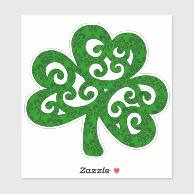 Adesivo Vinheta de proteção do Damask (Folha)