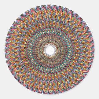 Adesivo Vinheta De Pulso De Dna Fractal