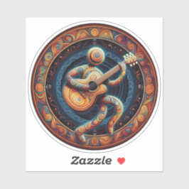 Adesivo Vinheta de recorte personalizada do Círculo de Alm