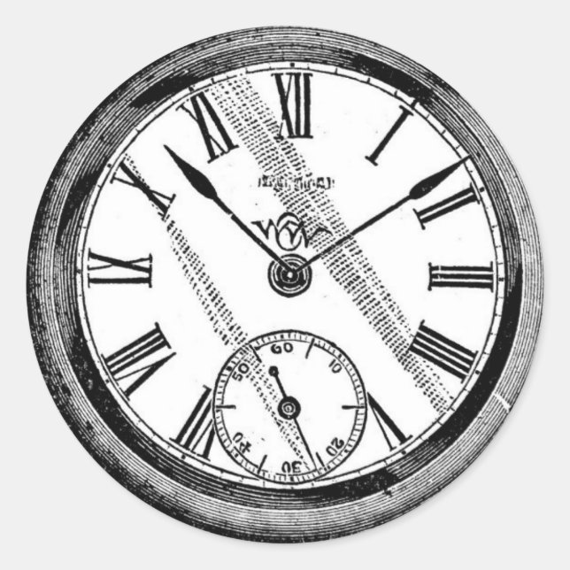 Adesivo Vinheta de Relógio (Frente)
