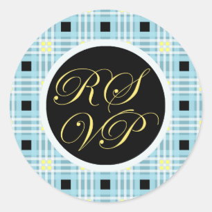 Adesivo Vinheta de selagem de envelope RSVP