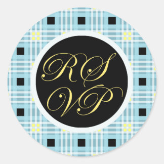Adesivo Vinheta de selagem de envelope RSVP