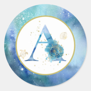 Adesivo *~* Vinheta de selagem náutica de prateleiras