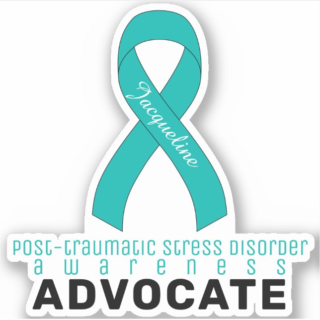 Adesivo Vinheta de Sensibilização PTSD (Frente)