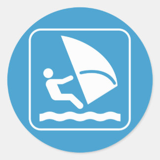 Adesivo Vinheta de símbolos para surf