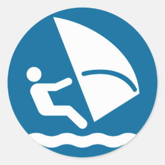Adesivo Vinheta de símbolos para surf