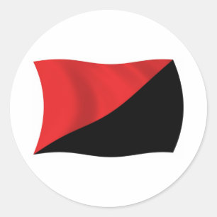 Adesivo Vinheta de Sinalizador Anarcho-Syndicalism